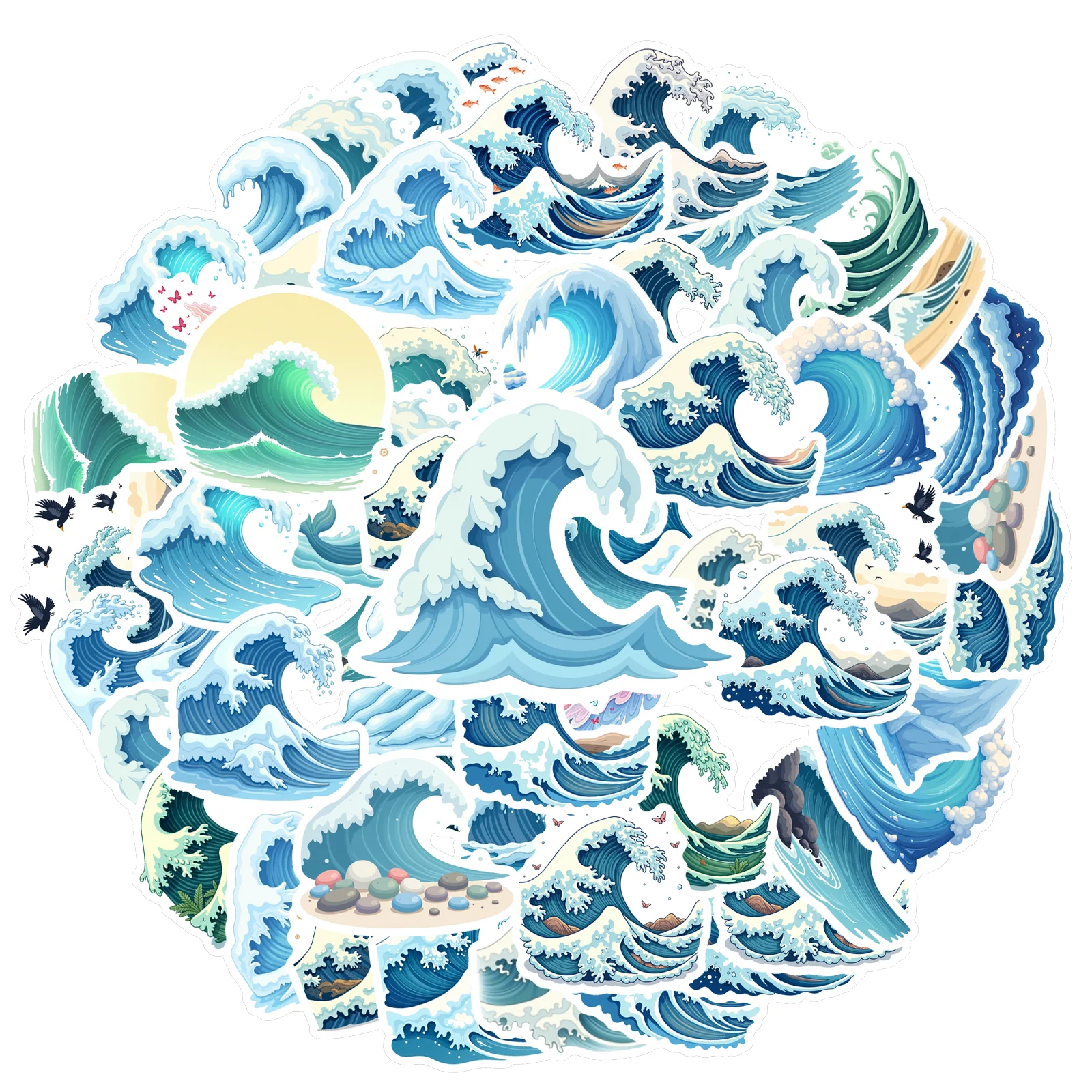 

35-200 шт. динамические наклейки яркие детские наклейки игрушки канцелярские наклейки для гитары DIY велосипед скейтборд ноутбук чемодан