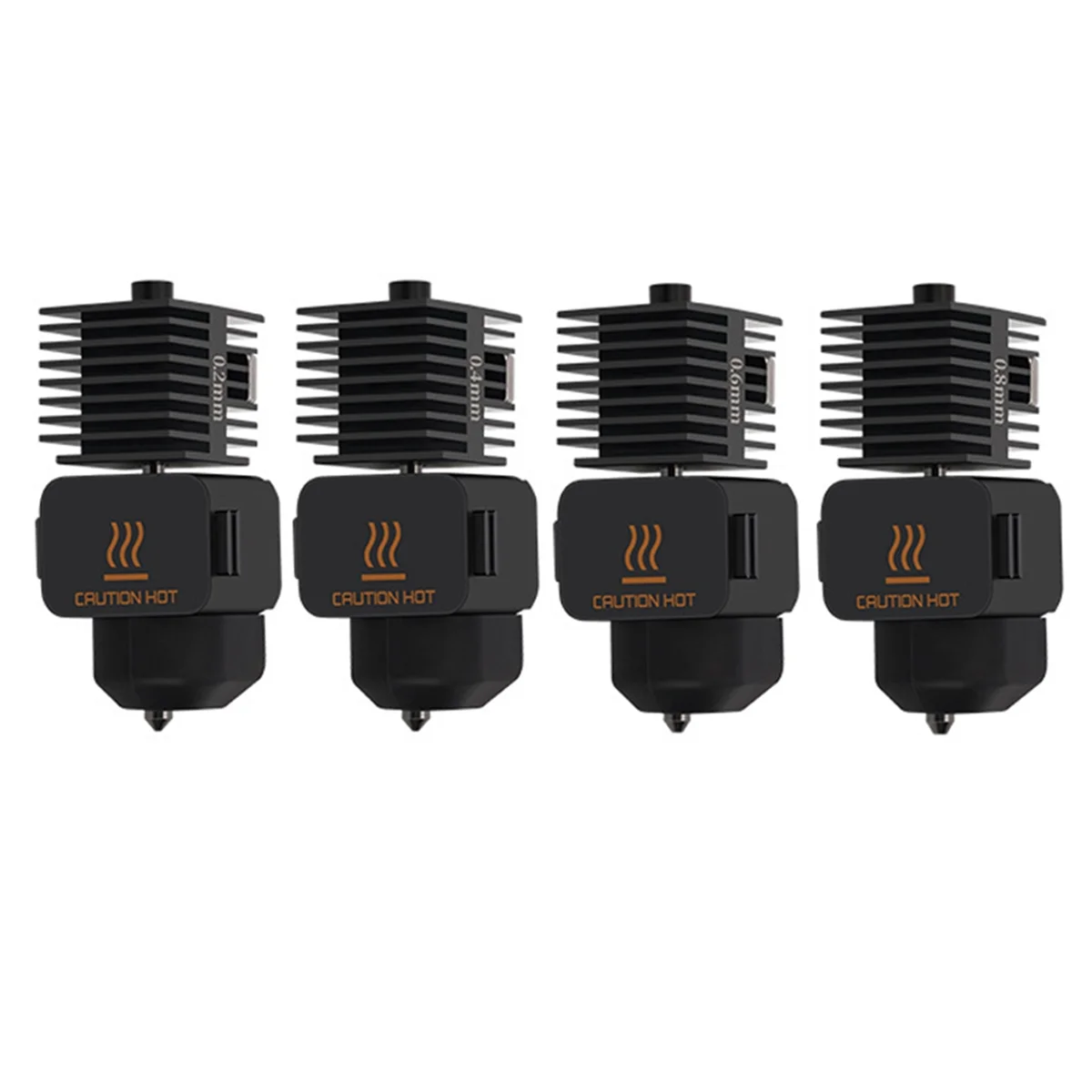 Kit Hotend eficiente para boquilla Bambu Lab A1, conjunto de extremo caliente de 0,2/0,4/0,6/0,8mm