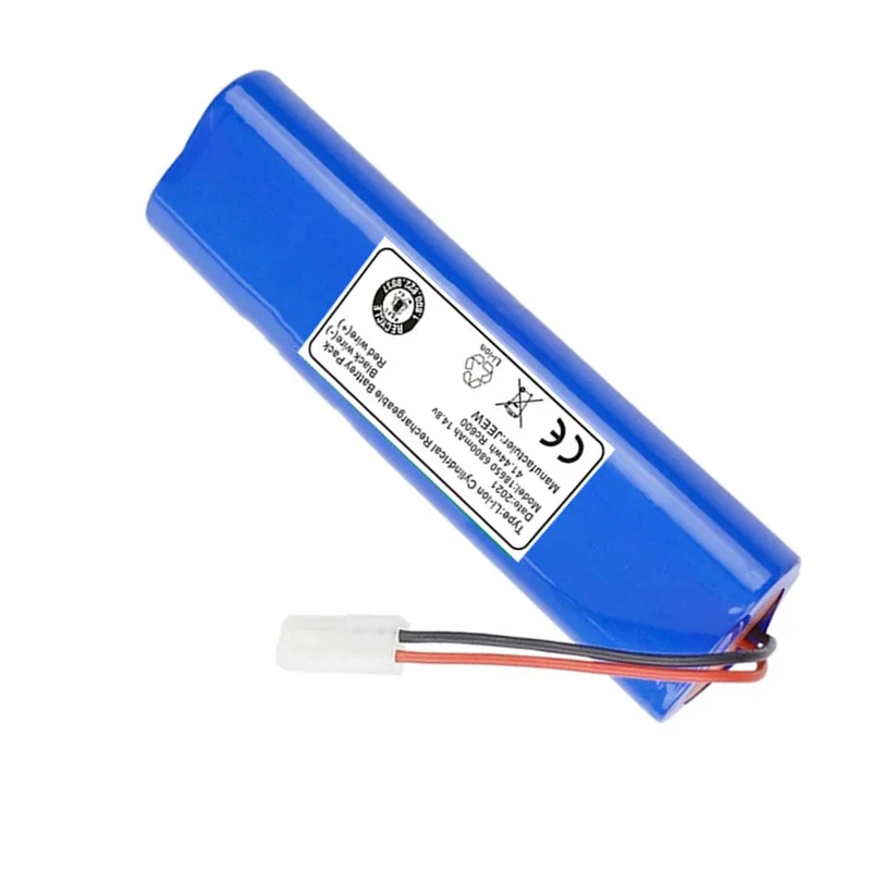 100% nuovo originale 14.4V 6800mAh 4800mAh 2800mAh 18650 batteria utilizzata per i componenti dell'aspirapolvere robot Qihoo 360 S6