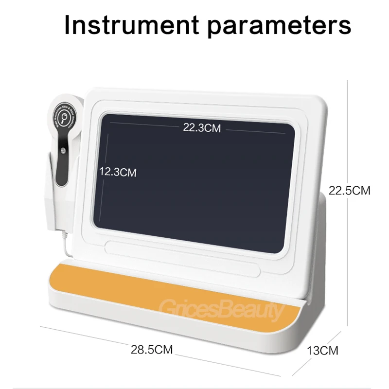 Hair Follicle Scalp Skin Detector 10 Inch HD LCD Screen HD Camera Len Handheld Scalp Tester Dandruff Oil Dryness Follicle Health