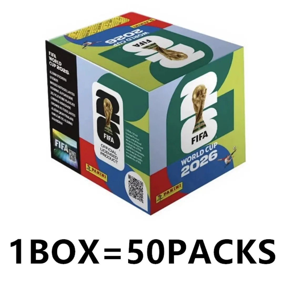 Panini 2026 *World Cup Sticker Pack Soccer Cards Collection 18+ Football Memorabilia Gift for Fans