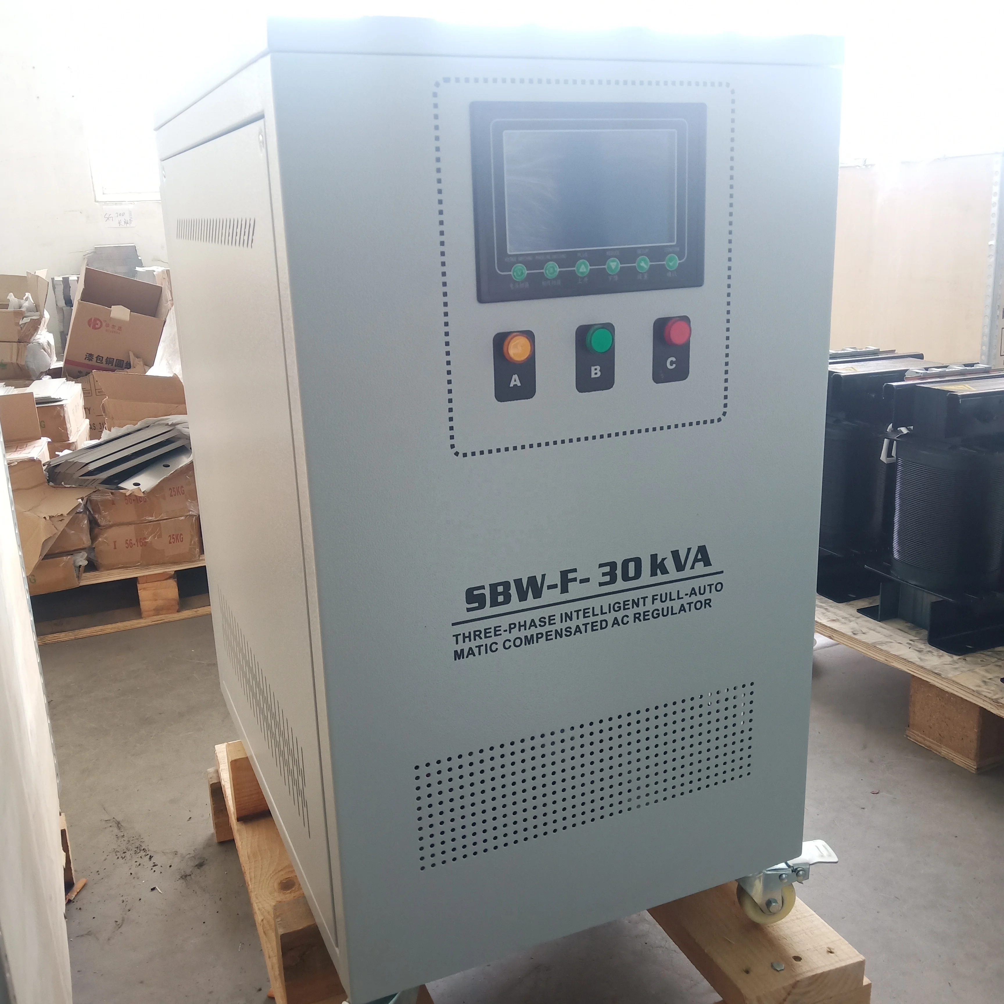 Hot selling Three Phase Svc 100kva Ac Voltage Regulator / Stabilizer