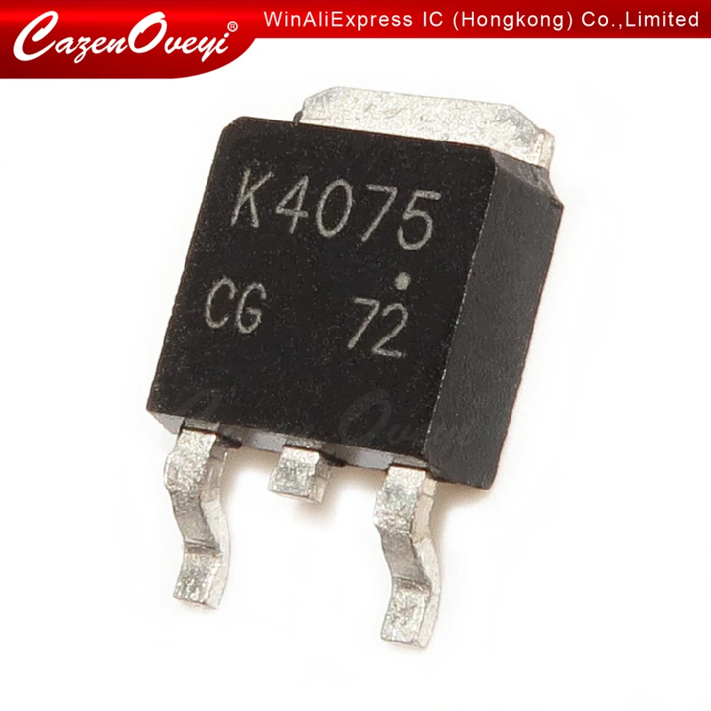 10pcs/lot 2SK4075 K4075 TO-252 In Stock