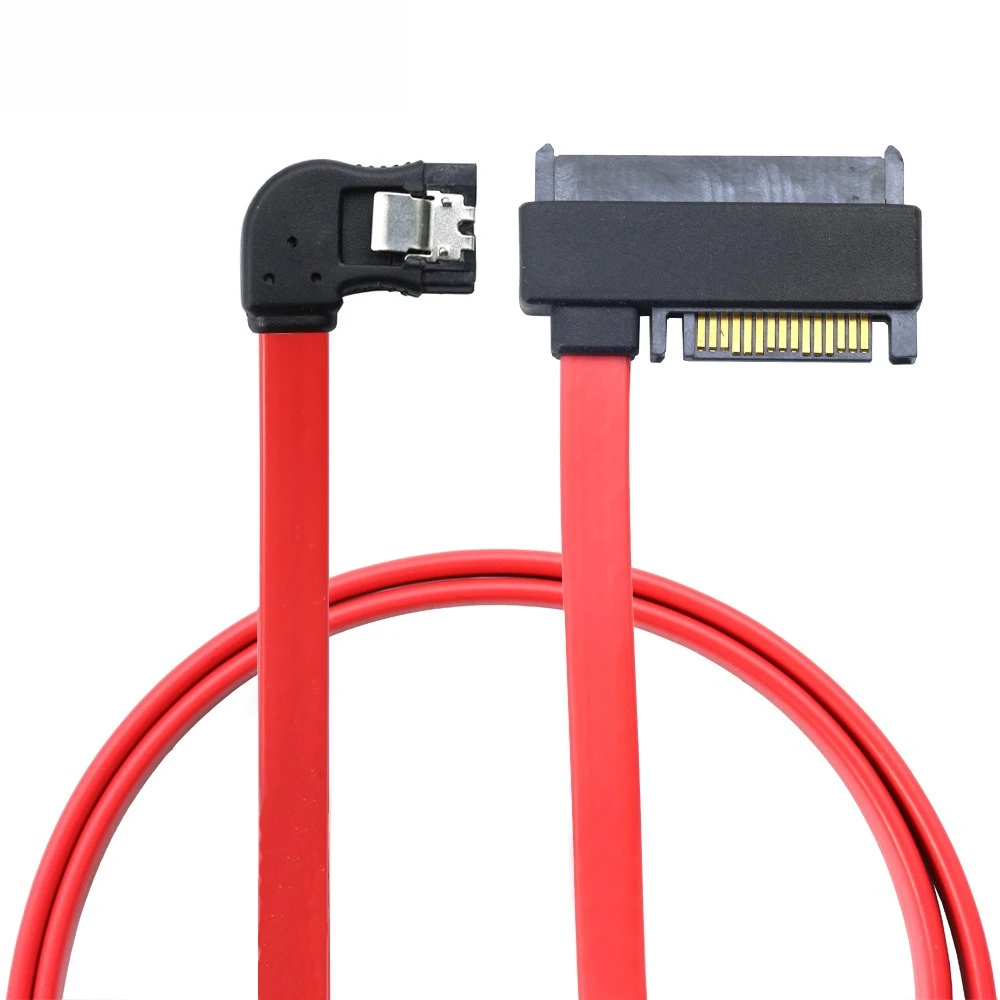 SAS SFF-8482 SAS 29 + 15P SATA a SATA 7P Cavo dati telaio rosso a giro destro con cavo adattatore schegge Lunghezza 0,5 M