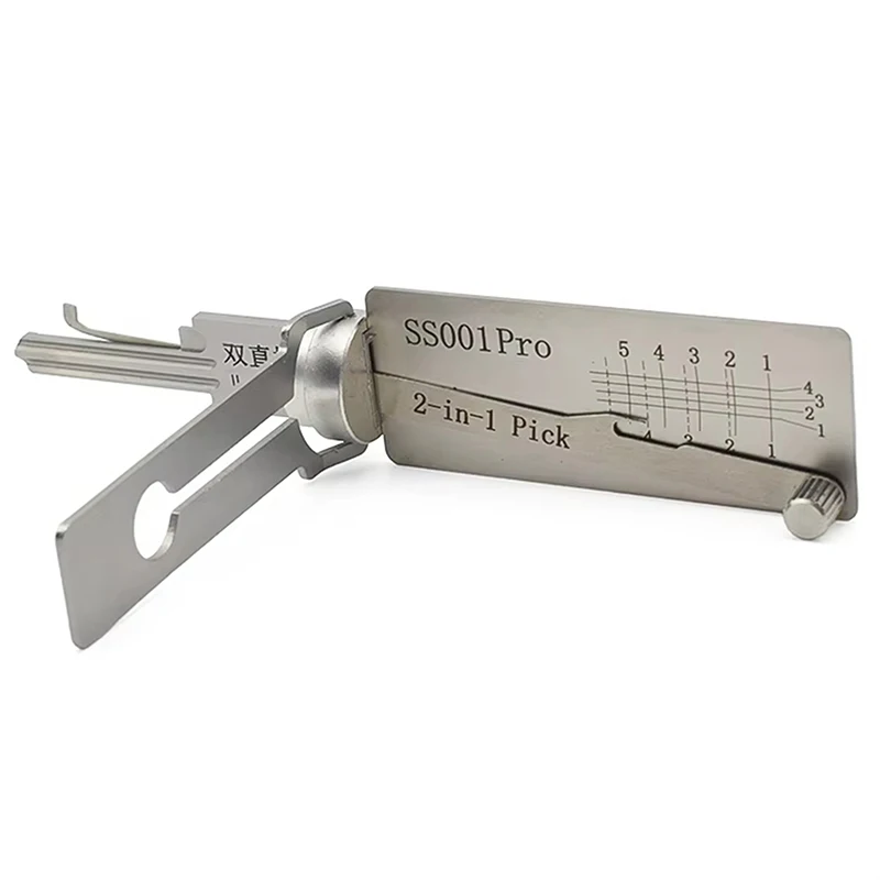 متعددة الوظائف لأقفال مدنية لباب المنزل 2 في 1 أداة SS001 ملحقات قفل الأدوات #4