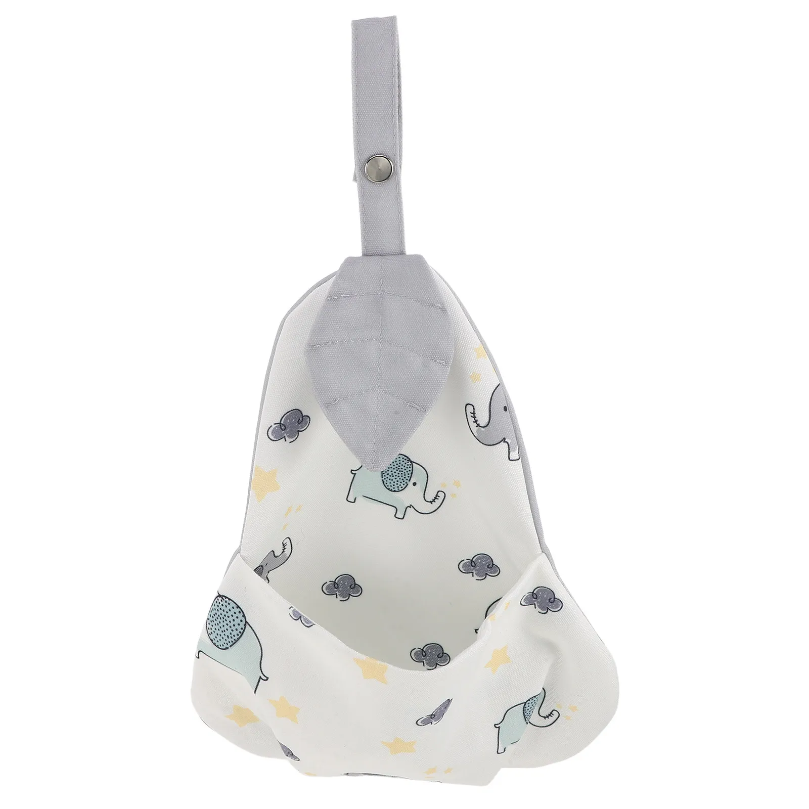 Elephant Hanging Crib Bedside Organizer Storage Bag Folding Diaper Holder Nursery Essentials Storage Box Baby Pouch