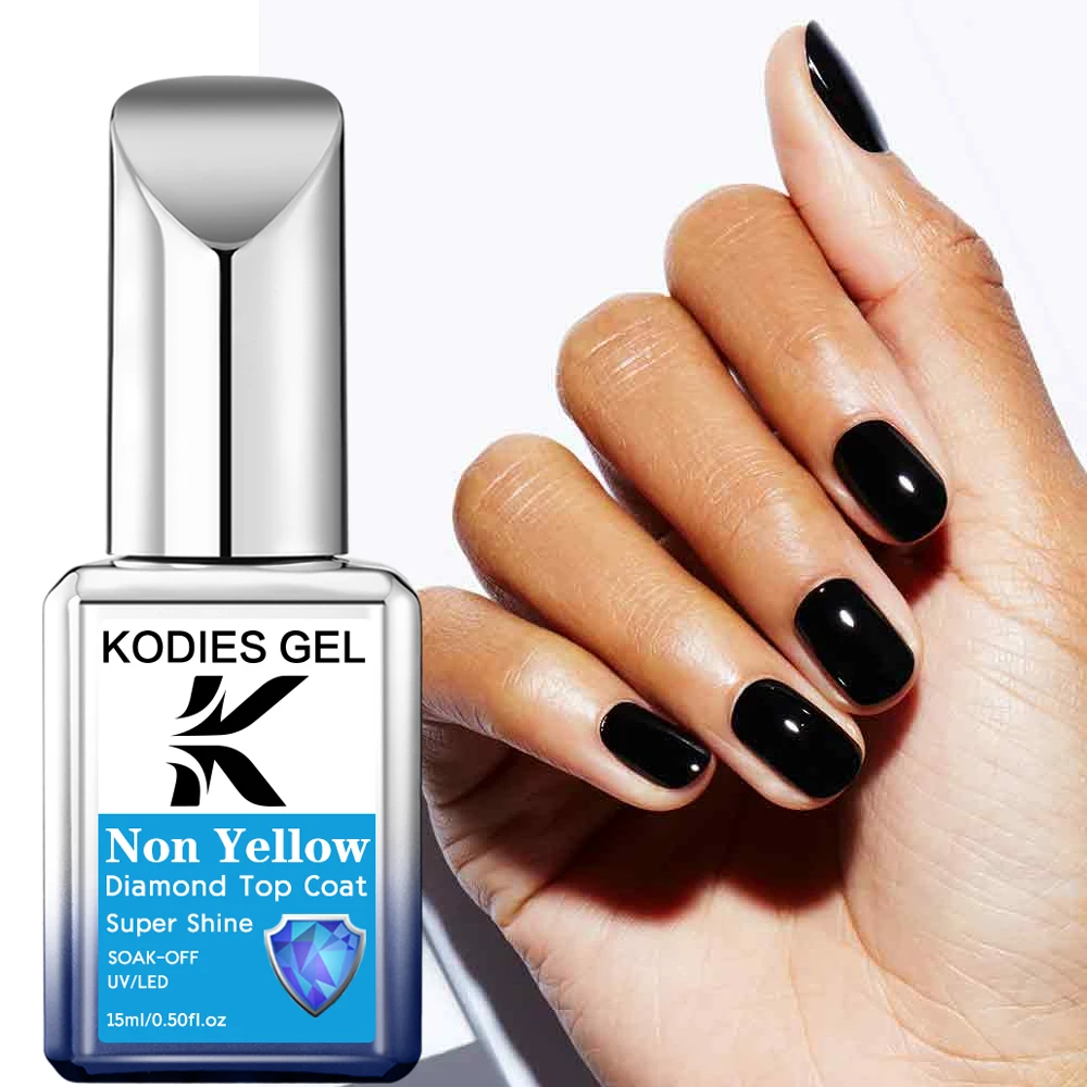 كوديس جل 2 قطعة UV جل معطف فوقي مجموعة غير أصفر مخملي ماتي معطف فوقي هلام طلاء الأظافر إنهاء شبه دائم UV/LED للتقليم