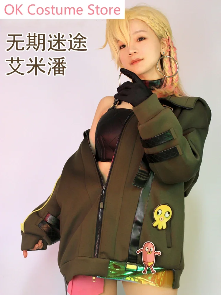 Anime! Path To Nowhere EMP Initial Skin Game Suit Uniform Cosplay Costume Halloween Party Outfit Daily Hoodie Wear