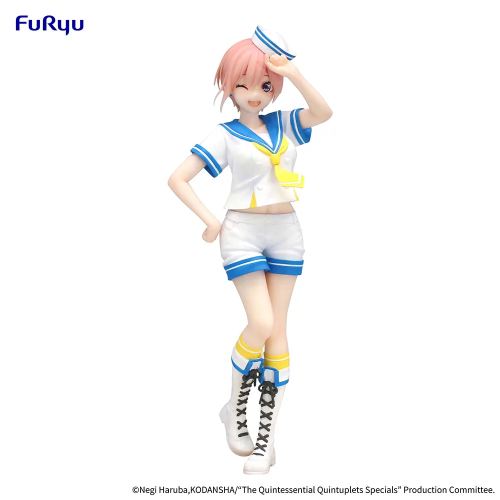 Pre Sale Furyu Original Trio-Try-It Gotoubun No Hanayome Nakano Ichika Nino Miku Yotsuba Itsuki Marine Look Ver. Anime Fgures