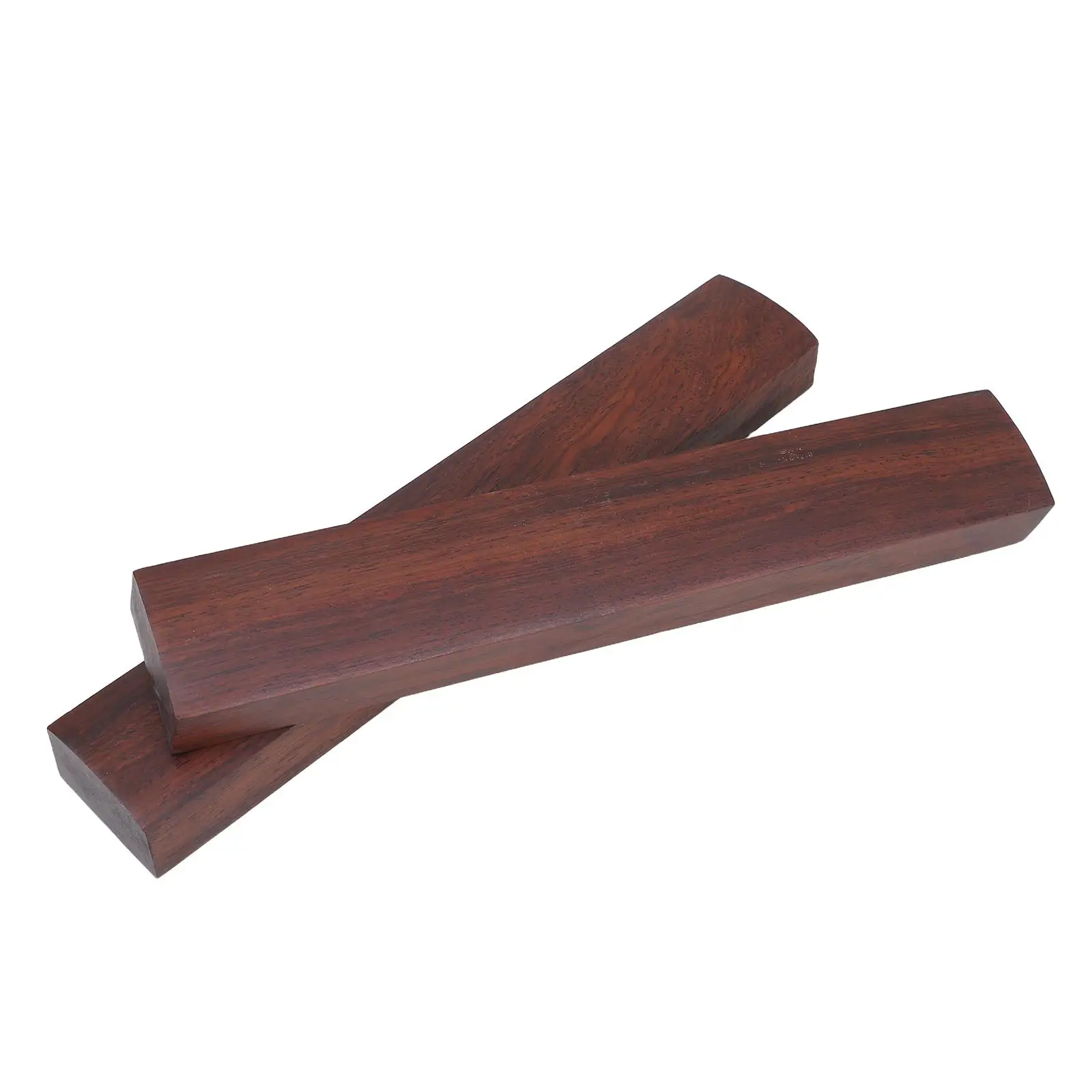 Solid Wood Paperweight 2 Pcs Desktop Decoration Calligraphy Chinese Tool Lettering Craft Vintage Simple