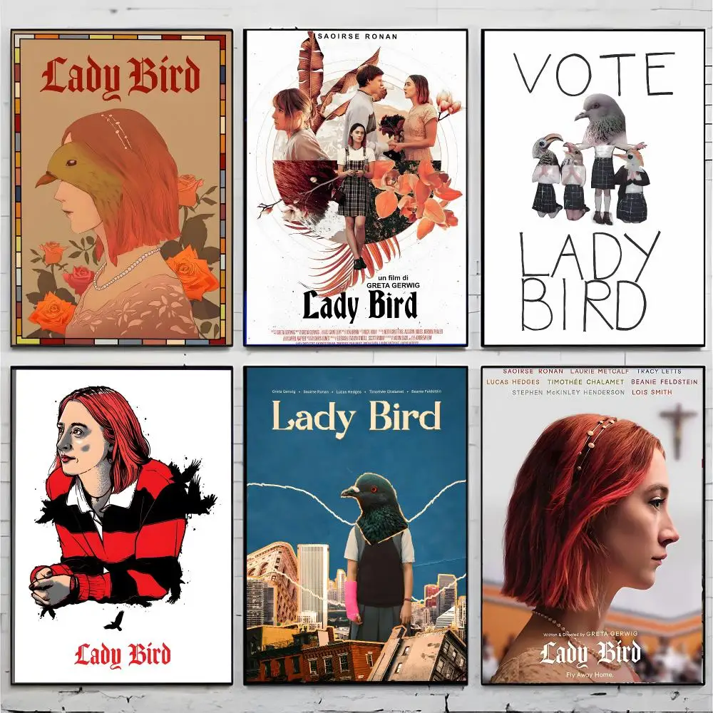Coming-Of-Age L-Lady Bird Poster Premium Decor Art & Gift for Household Lounge Home Ornaments