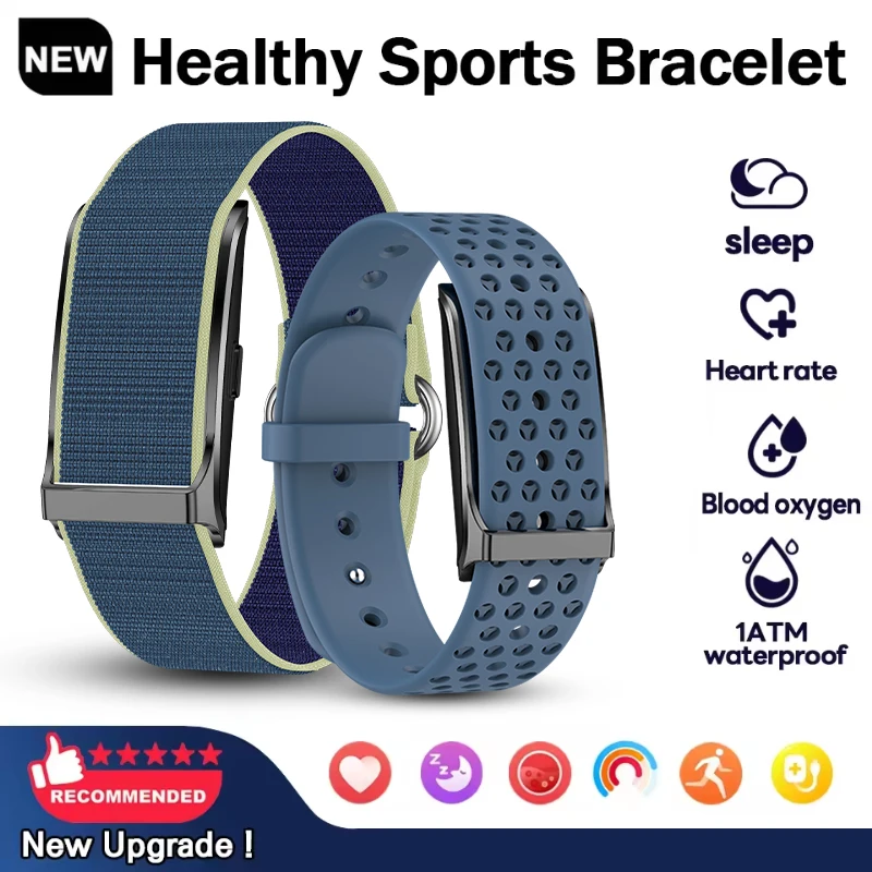 

2026 New Sport Fitness Tracker Smart Bracelet Heart Rate Blood Pressure Monitor Pedometer Call Reminder Smartwatch For Men Women