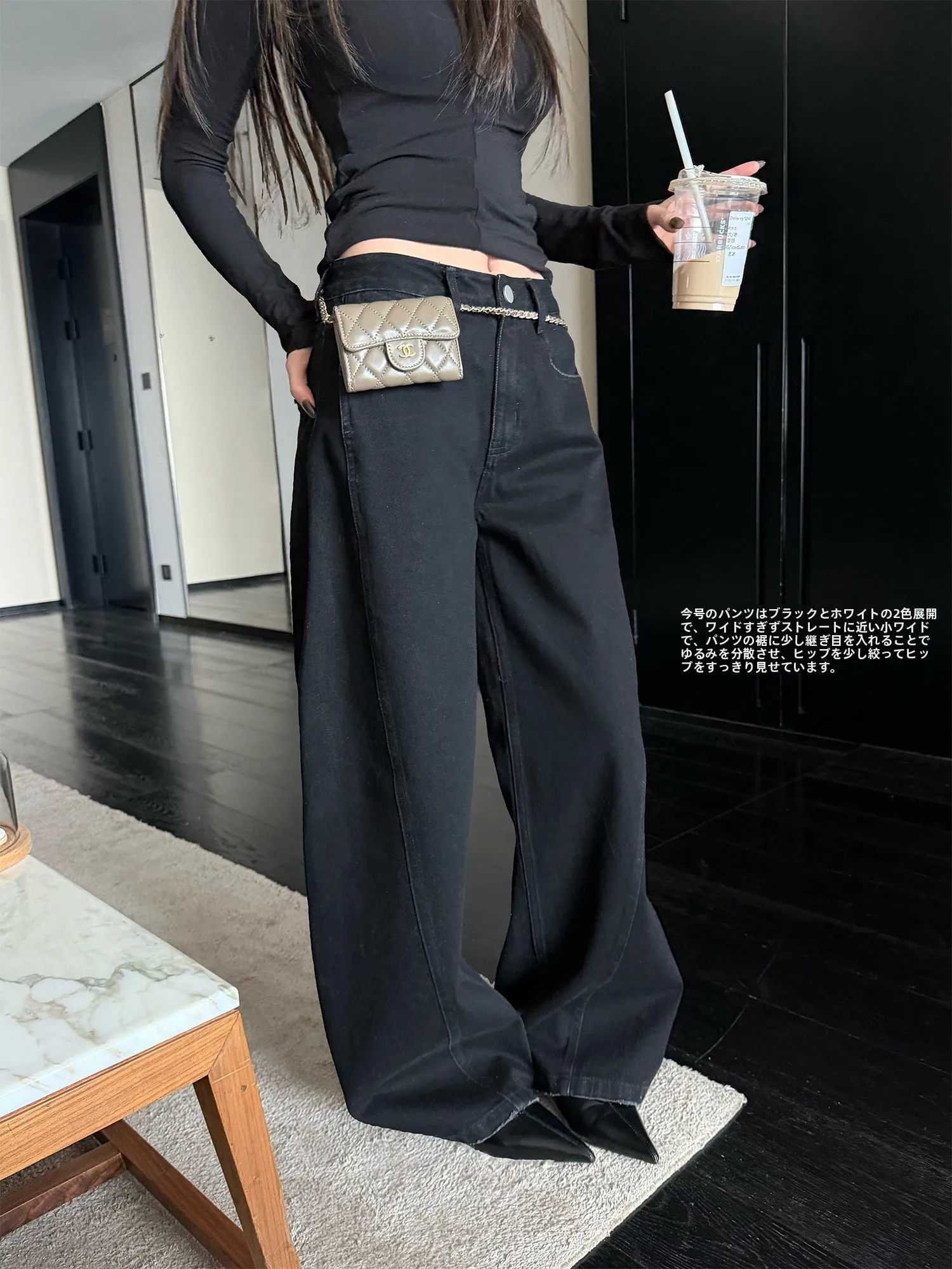 

Superniniyy Wide Leg Jeans High Waist Tummy Control Spring Summer Women's Comfortable Breathable l Waist Denim Pants