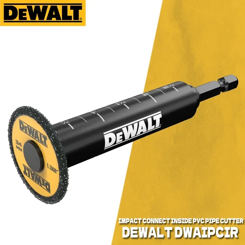 DEWALT DWAIPCIR Impact Drill Connect Pipe Cutter Multifunctional Inside PVC High Hardness Durable Cutting Power Tool Accessories