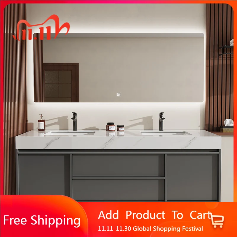 

Wooden Sink Cupboard Floor Vanity Organizer Perfume Disinfecting Plant Cupboard Decorations Skincare Gabinete Home Furniture