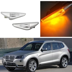 For BMW X3 F25 2010 2011 2012 2013 2014 2015 2016 2017 Car-Styling LED Side Marker Turn Signal Light Lamp Repeater