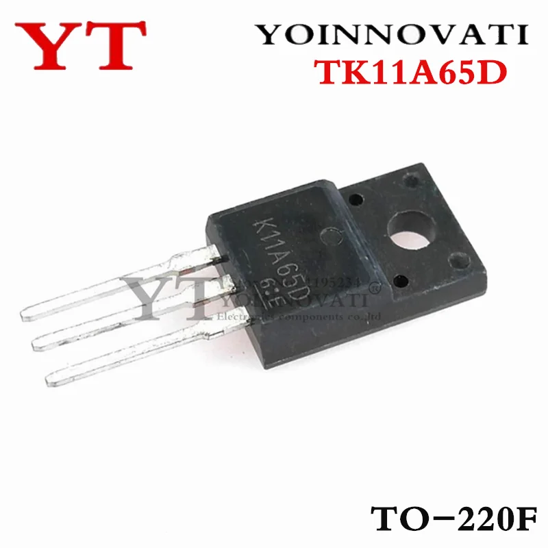10 Uds./lote TK11A65D TK11A65 K11A65D TO-220F IC de la mejor calidad