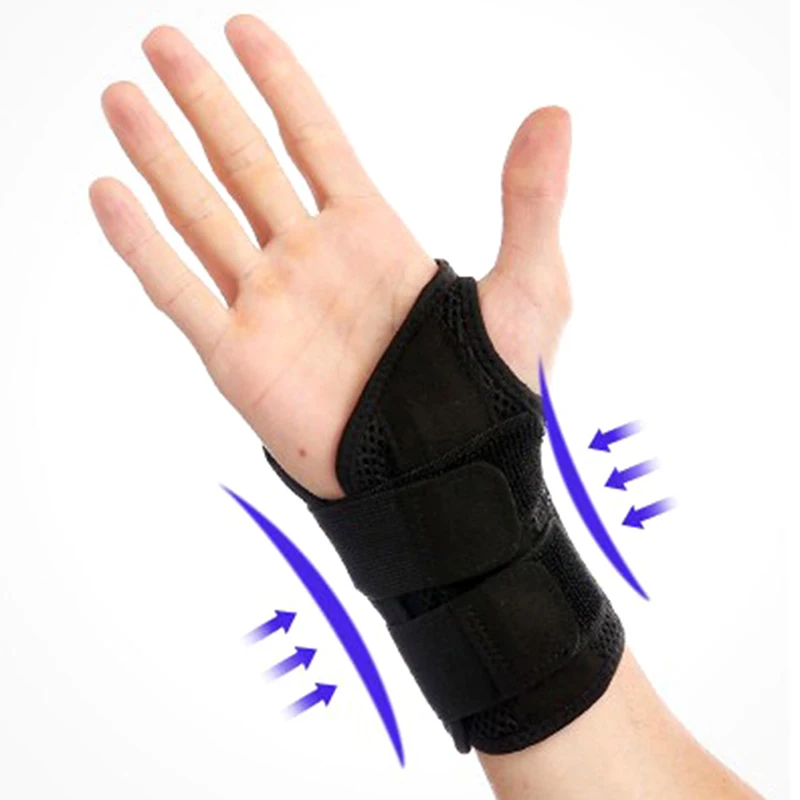 1pcs Elastic Carpal Tunnel Wristbands Exercise Wrist Protector Brace Support Hand Left Right Bowling Drawing Mouse Keyboard Gym