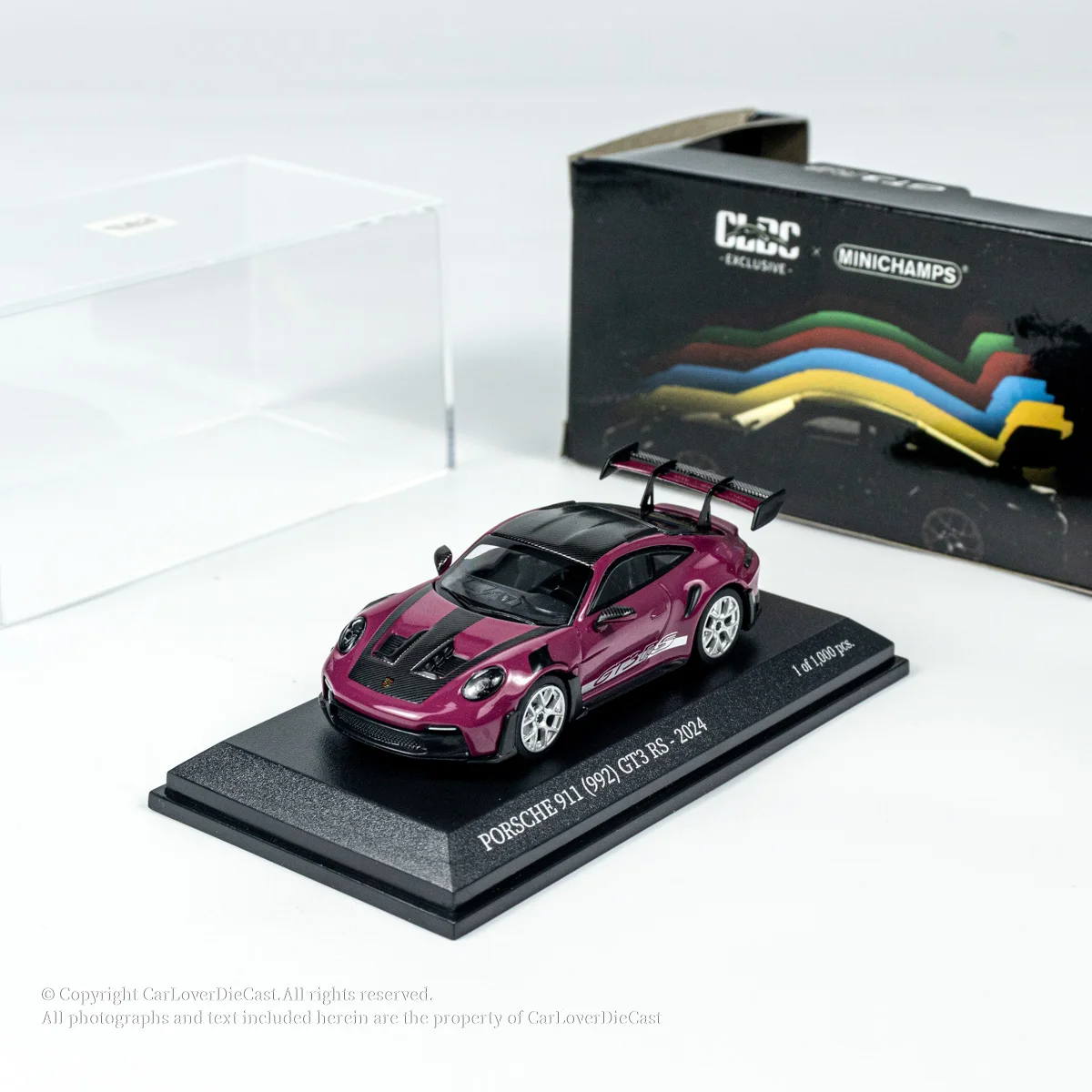 MINICHAMPS 1/64 Porsche 911 GT3 RS Alloy Car Model