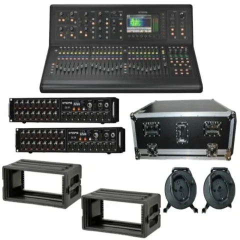 BEST OFFER  Complete SET System M32-IP Digital Console, Snake, Cat5 Cable, Case & Stand