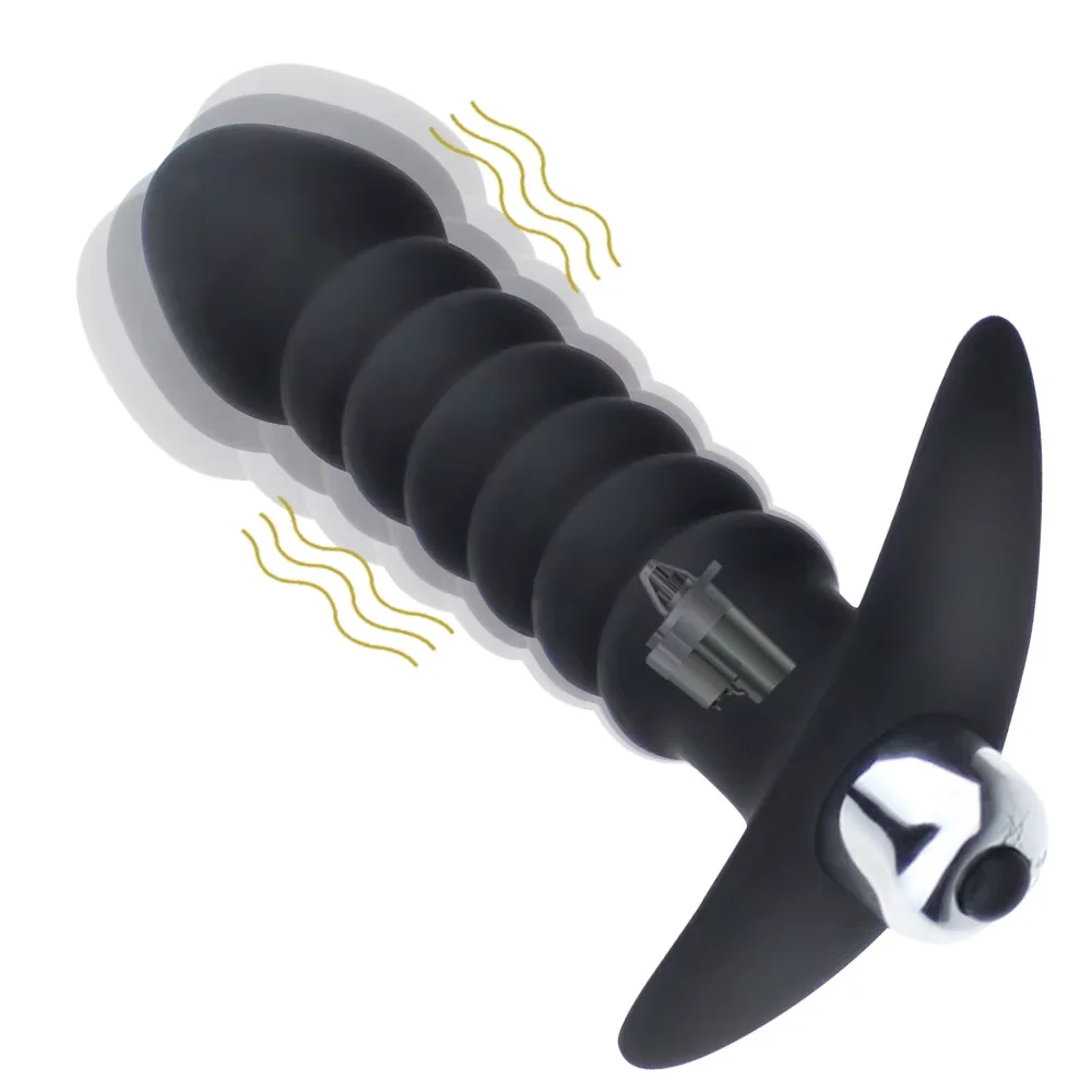 Silicone Anal Beads Butt Plug Vibrator Anal Plug Toy Strapon Dildo Male Prostate Massager Anal Sex Toys For Gays/Couple Men