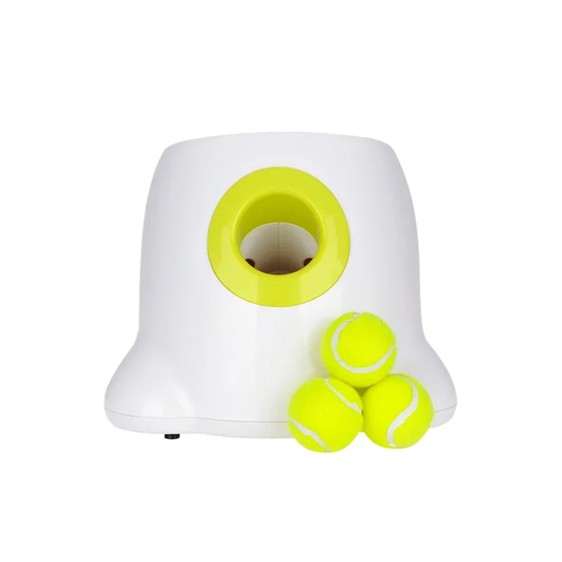 XZs Dog Toy Ball Automatic Serve Machine Pet Pitching Device Pinball Machine Tennis Transmitter