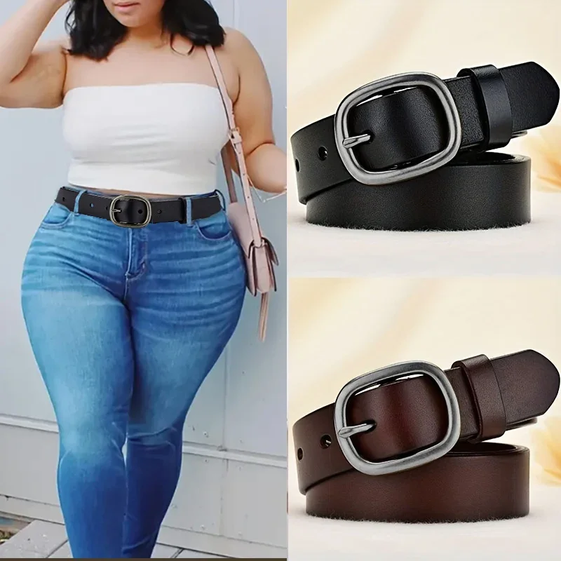 

New High-end Retro Versatile Casual Needle Buckle Belt For Women's Simple Matte Youth Jeans With Business Trend