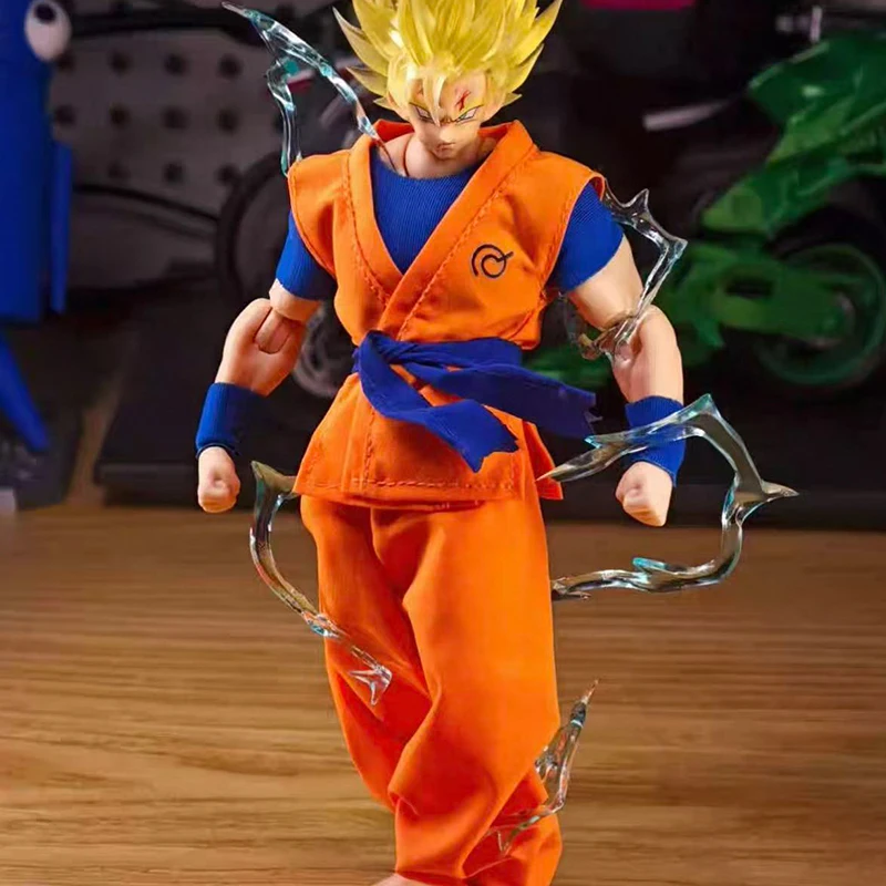 

Anime Dragon Ball Z Shf Son Goku Battle Suit Action Figure Training Suit Cloth Clothes Applicable To 1/12 Toys Model Accessories