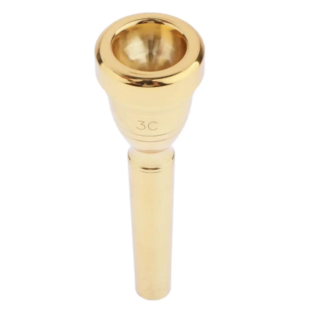 3C Size Rich Tone Shape Trumpet Mouthpiece Accessories Copper Alloy