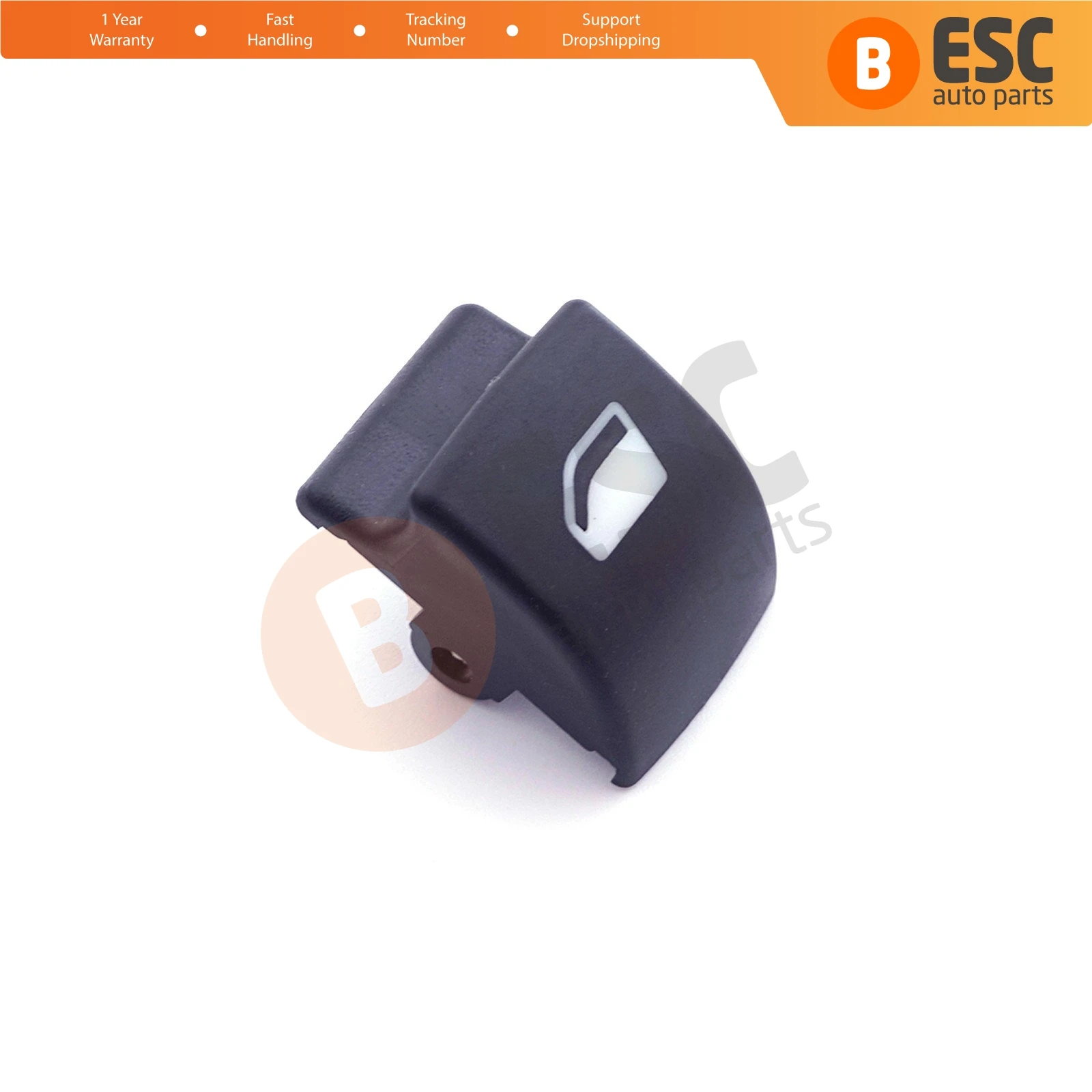 ESC EDP1042 Electric Power Master Window Switch Button  Cover Front Left Driver Side 6554QA 6554PZ For Peugeot 207 2006-2014