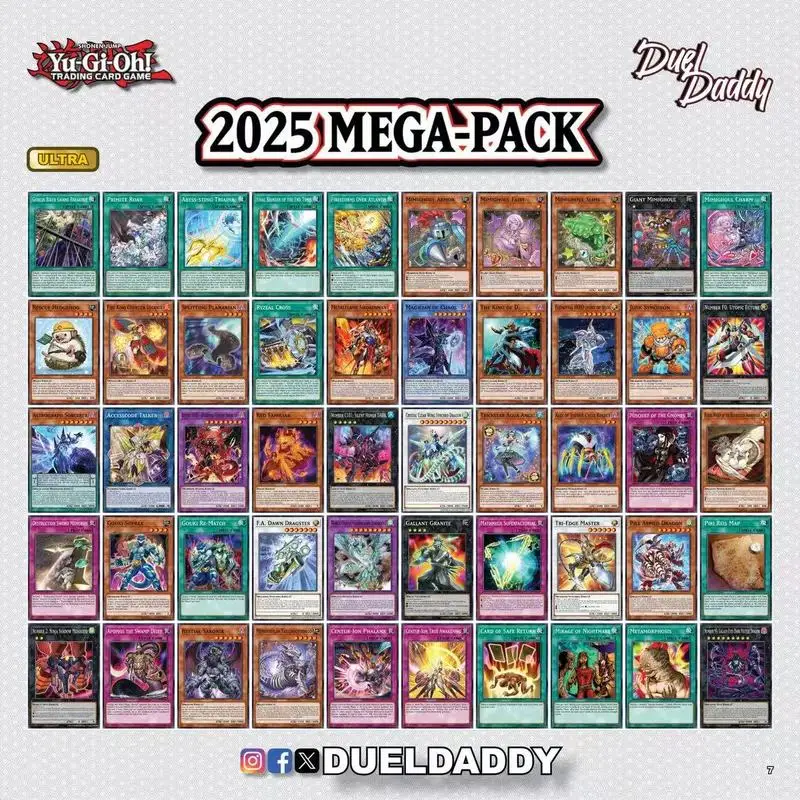 Originales offizielles Kartenspiel: Duel Monsters OCG TCG Mp25 Mega Tin Sammelkartenspielzeug Anime-Figuren Kindergeburtstagsgeschenke auf Lager