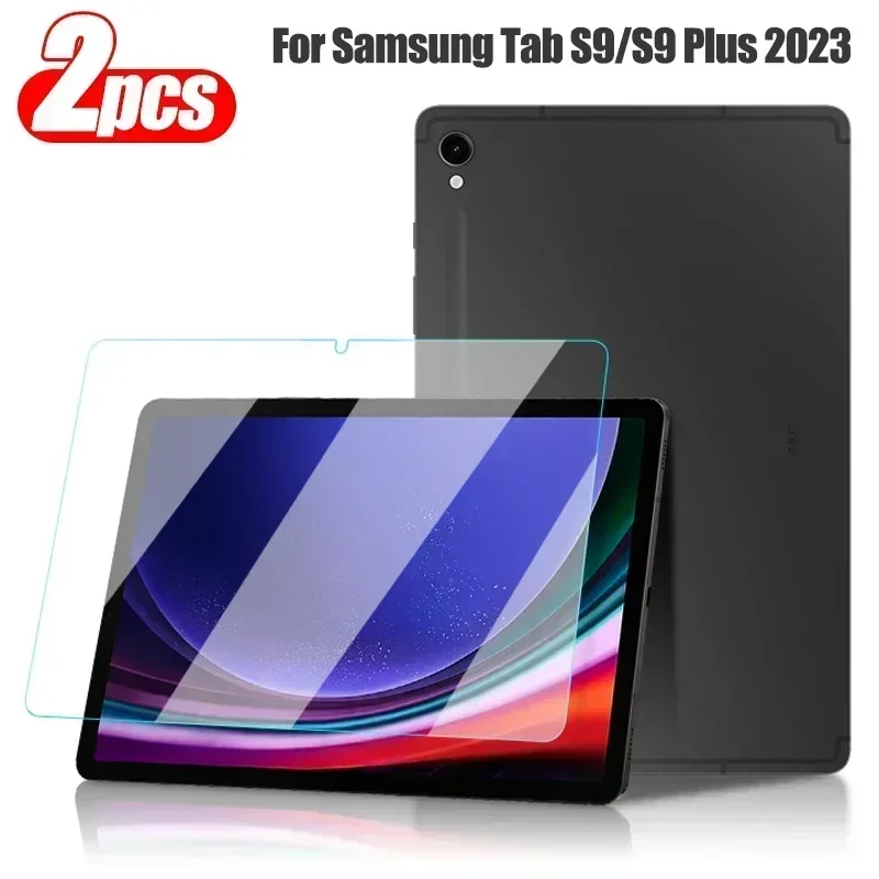 2 шт. закаленное стекло для Samsung Galaxy Tab S9 11 дюймов SM-X710 X716B Tab S9 Plus 12,4 SM-T810 T816B Защитная пленка для экрана планшета HD