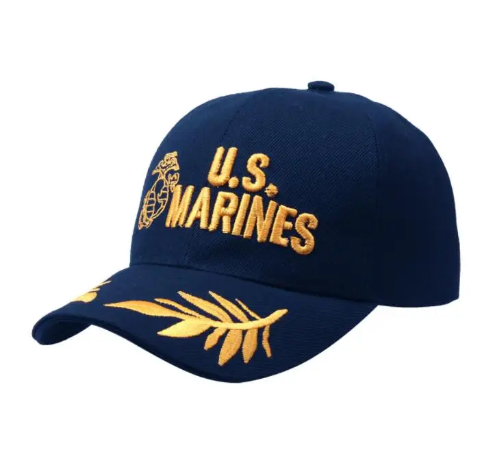 Casquette de baseball du Corps des Marines pour hommes et femmes, Snapback cool, chapeau de sport de golf de style américain, chapeaux de fête de