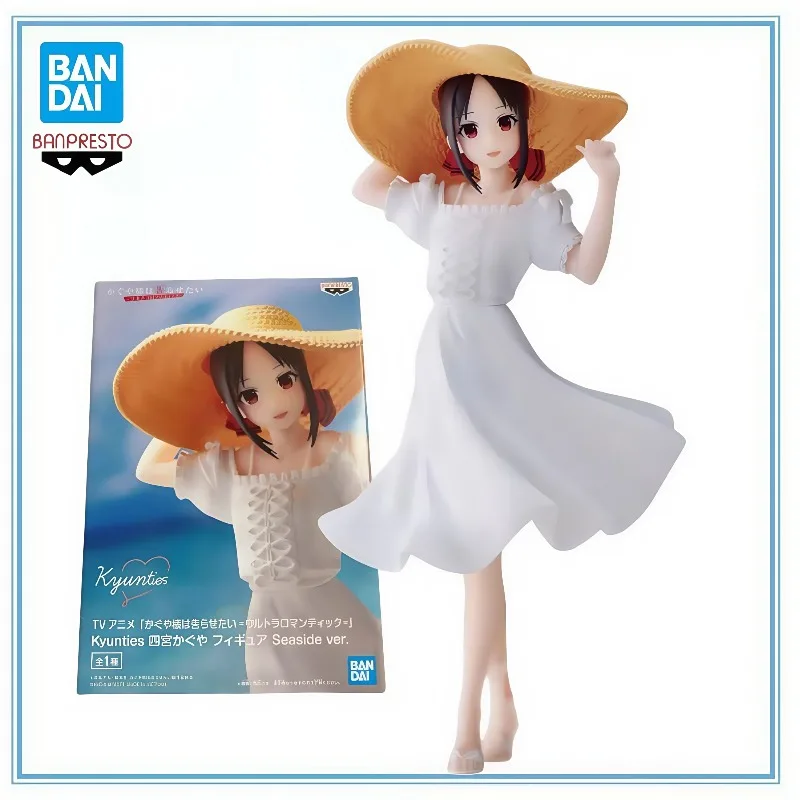 

BANDAI в наличии, оригинальная фигурка Banpresto Miss Kaguya Wants Me To Confess Shinomiya Kaguya для 13-летнего мальчика Kawaii