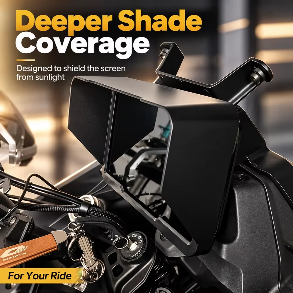 For QJMOTOR QJ SVT 650 X SVT 650X SVT650X Motorcycle Accessories Sun Visor Cover Instrument Dashboard Screen Sunshade Guard