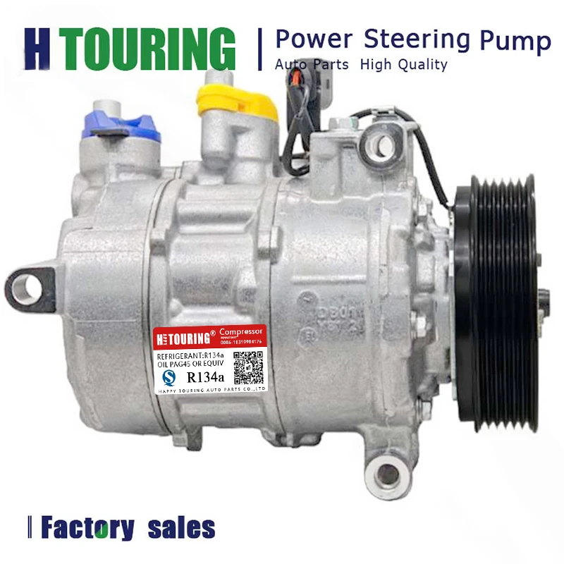 A/C Compressor for Audi A4 B9 A5 A6 Allroad C7 A7 Q7 VW TOUAREG 3.0 TDI 4M0820803J 4M0820803L 4M0820803 L
