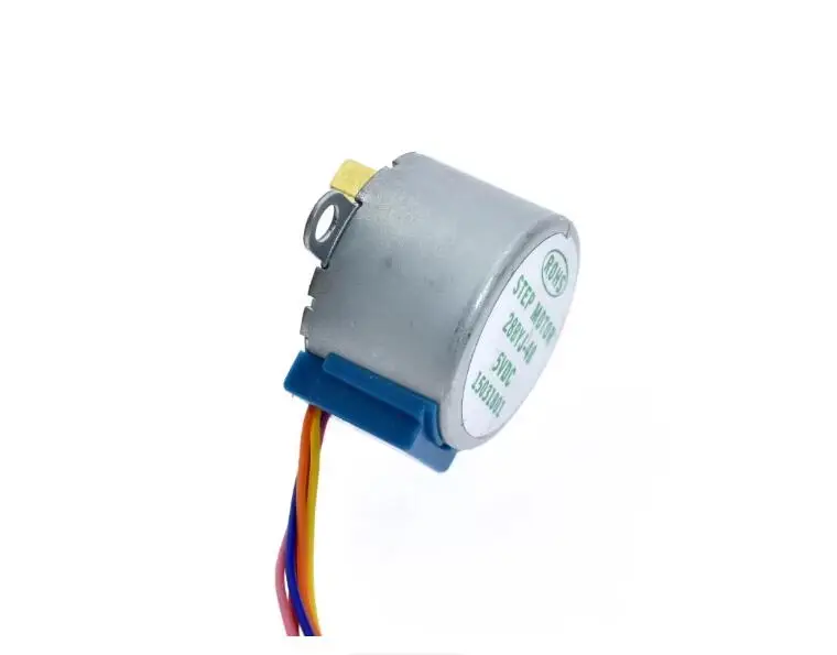 Motor de passo de 5 fios DC 5V 4 fases 28YBJ-48 28BYJ48 motor de passo alinhado, fio de chumbo 25CM