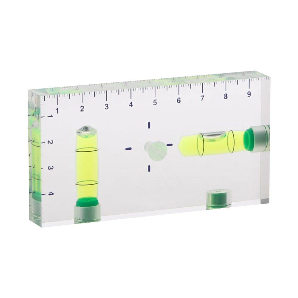 Bubble Level Transparent Scale High Precision Horizontal Vertical Bi-Directional Level Magnet Adhesion Level Measuring Instrumen