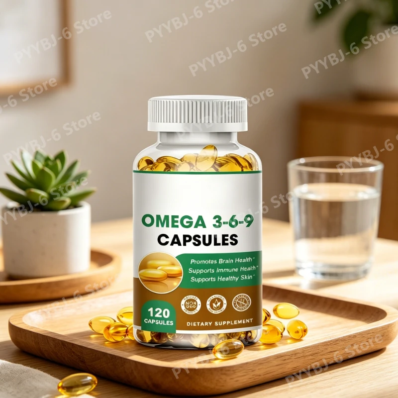 

Высокоэффективная натуральная добавка Омега 3-6-9 100% веганского происхождения для здоровья сердца и суставов, 2 месяца употребления, 120 мягких капсул