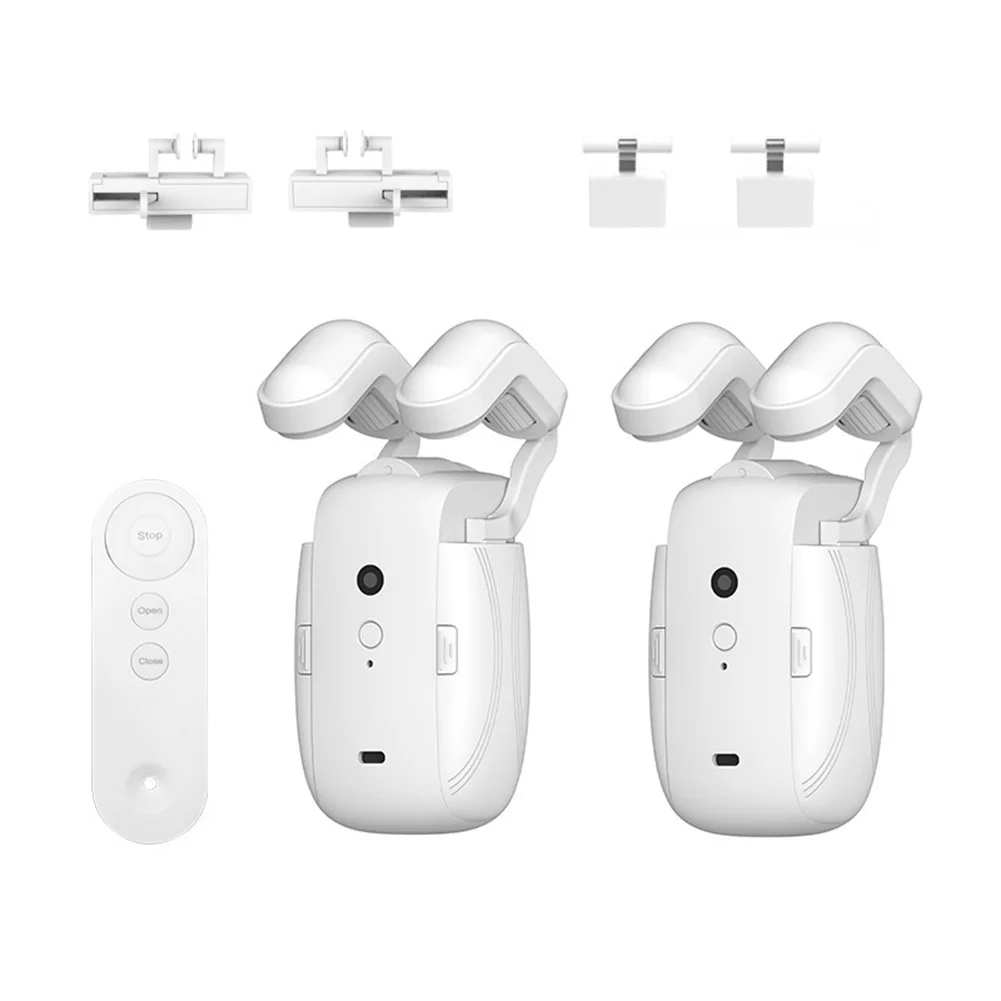 6/11pcs 3 In1 Electric Curtain Opener Motor With Remote Control Work With Roman Rods, U-shaped Rails Home Appliances Accessories