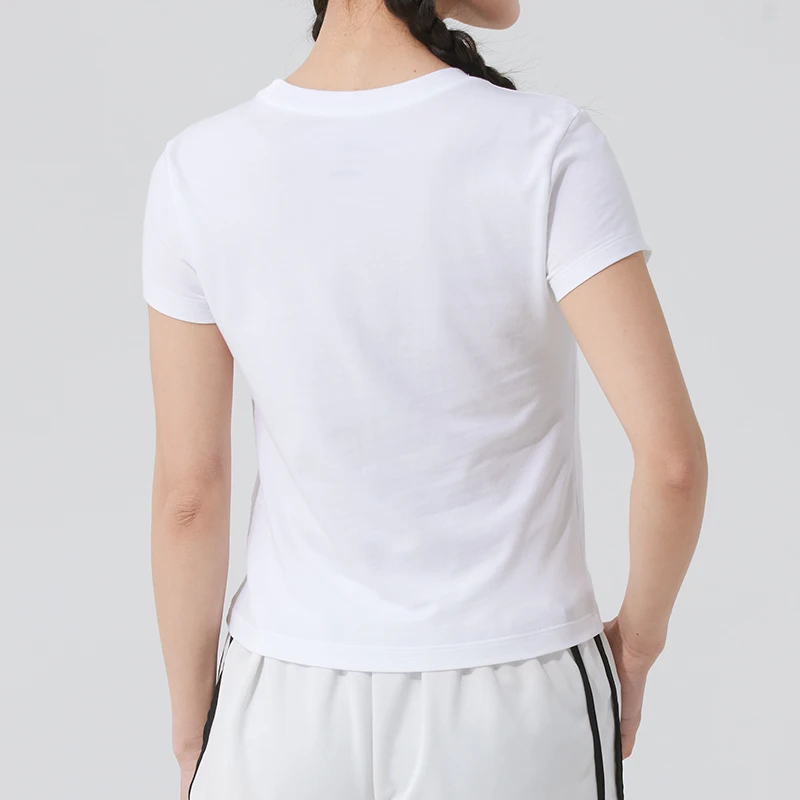 Nike T-Shirt Women's Sportswear Fitness Training Running Exercise Soft Comfortable Breathable Short-Sleeved Top