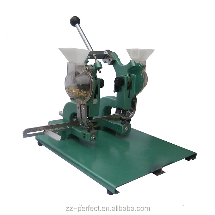 Manual Double Head Eyelet Punching Machine For Paper