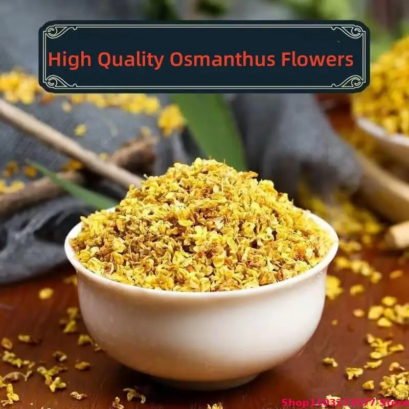 Natural Osmanthus Fragrans Dried Flowers Aromatic Gui Hua Buds For Soap Candle Essence Tea Women\'s Perfume Making Materials