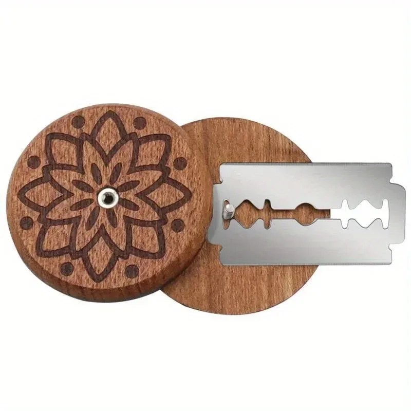 Bread Lame Sourdough Scoring Tool, Wooden Dough Scoring Knife with 5 Razor Blades,UFO Bread Lame Knives Sourdough Razor Scorer