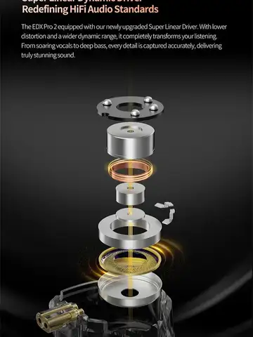 KZ EDX PRO In Ear Earphones Dynamic Earphones HIFI Music Sport Earbuds Sport Noise Cancelling Headset KZ EDX PRO DQ6 ZS10PRO MT1