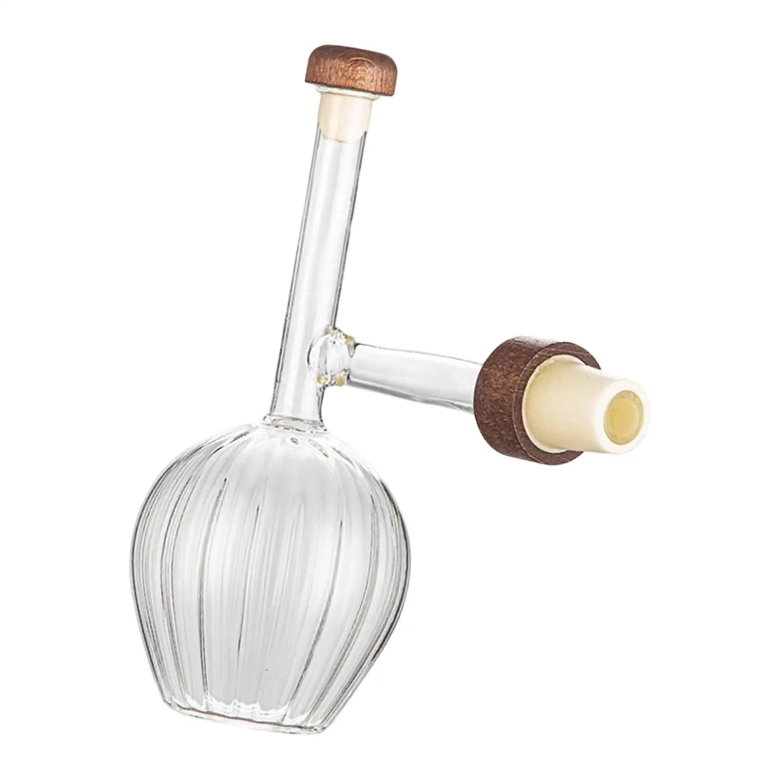 Decanter de vidro com tampa e aerador