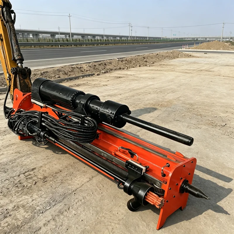 All‑in‑One Drilling & Splitting Rock Machine, Hydraulic Static Rock Breaker Attachment for Tunnel Excavation