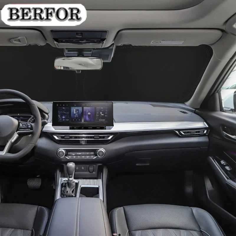 

For Nissan Altima L34 2019-2023 Car Stling Nano-Insulat Windshield Sunshade Front Window Sun Shade Visor Interior Accessories