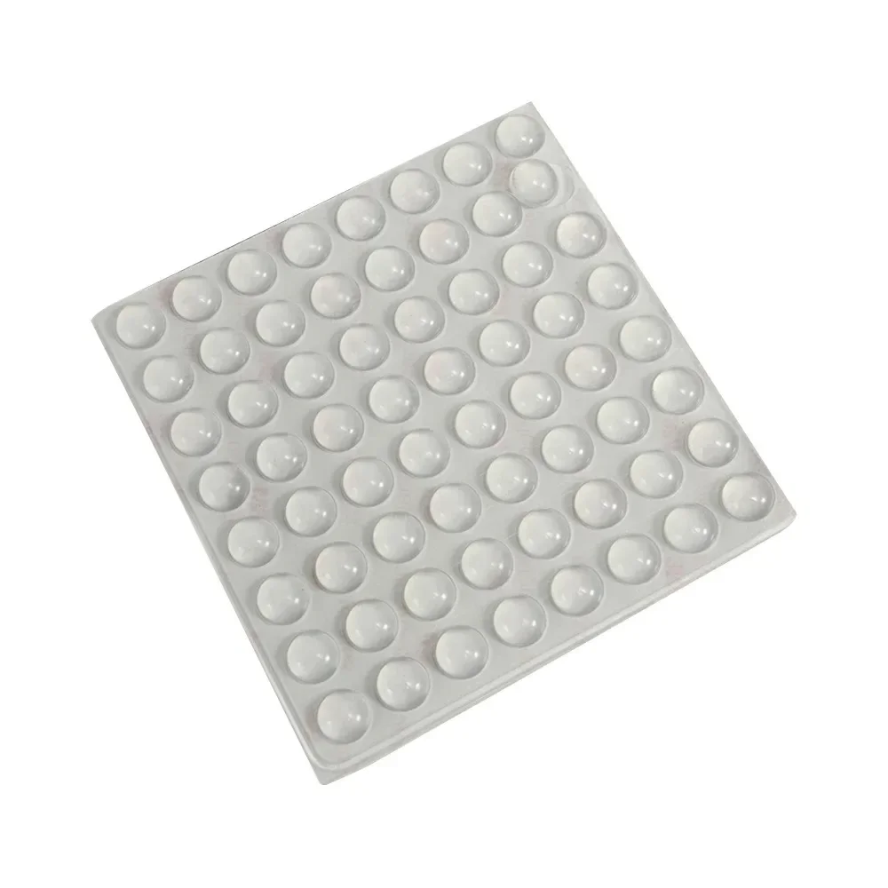 100-Piece Silicone Door Buffer Pads Self-Adhesive Bumpers for Cabinet Furniture Anti-Slip Protection Home Repair Tools