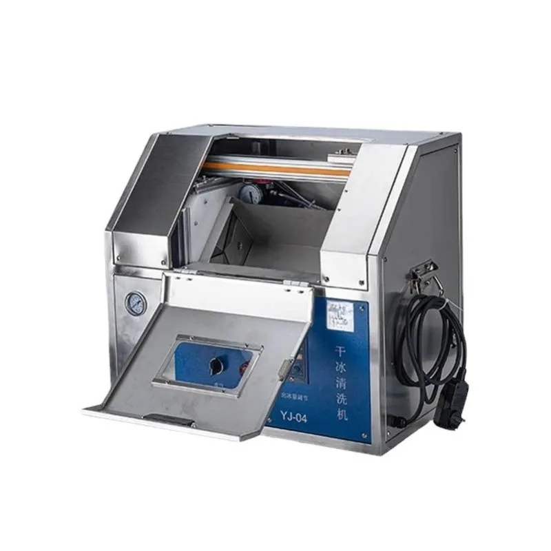 cleaning machine, plastic parts injection molding deburring batch front environmental protection intelligent dry ice machine